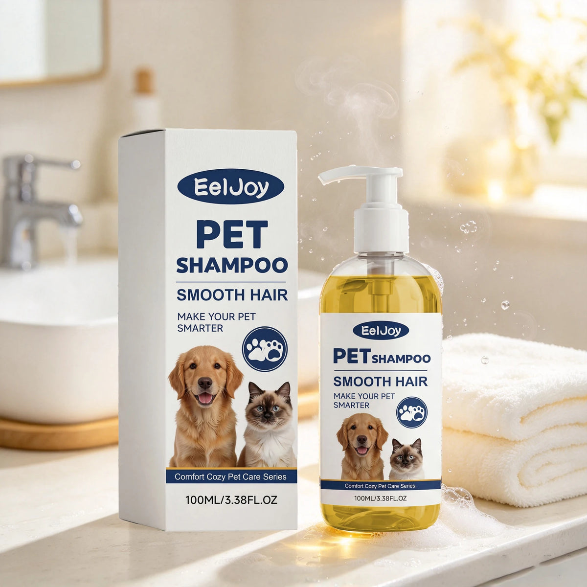 YEGBONG Gentle Pet Grooming Shampoo for Cleaning and Tangle Free Fur