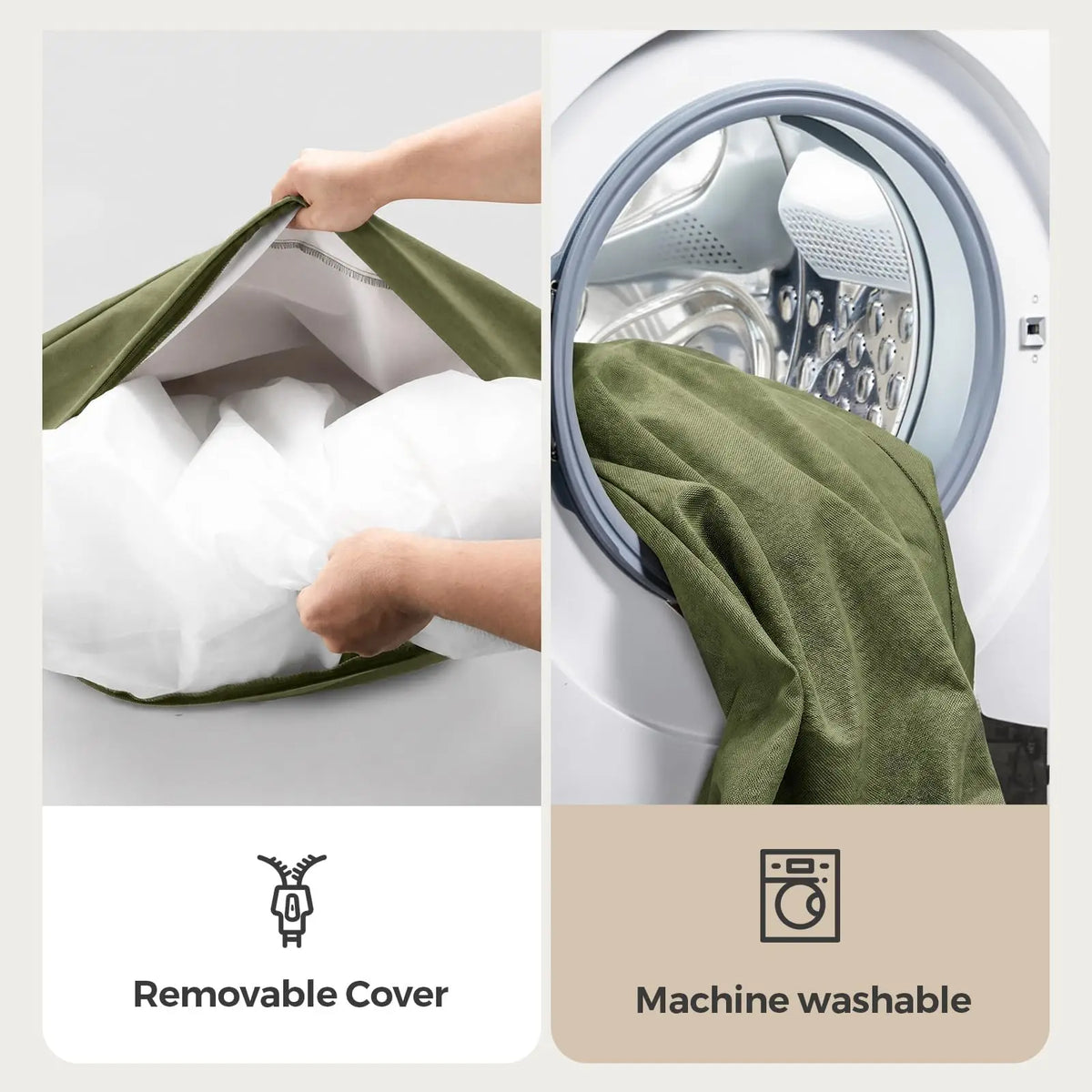 Indestructible Waterproof Canvas Dog Bed With Removable Washable Cover