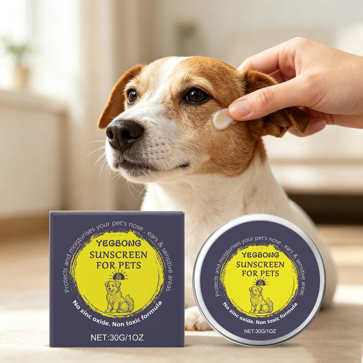 YEGBONG Pet Sunscreen Cream for Dog and Cat Skin Protection
