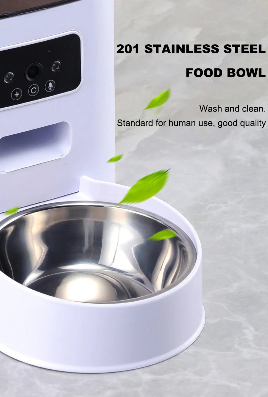 Smart App Controlled Pet Feeder Timer For Dogs And Cats
