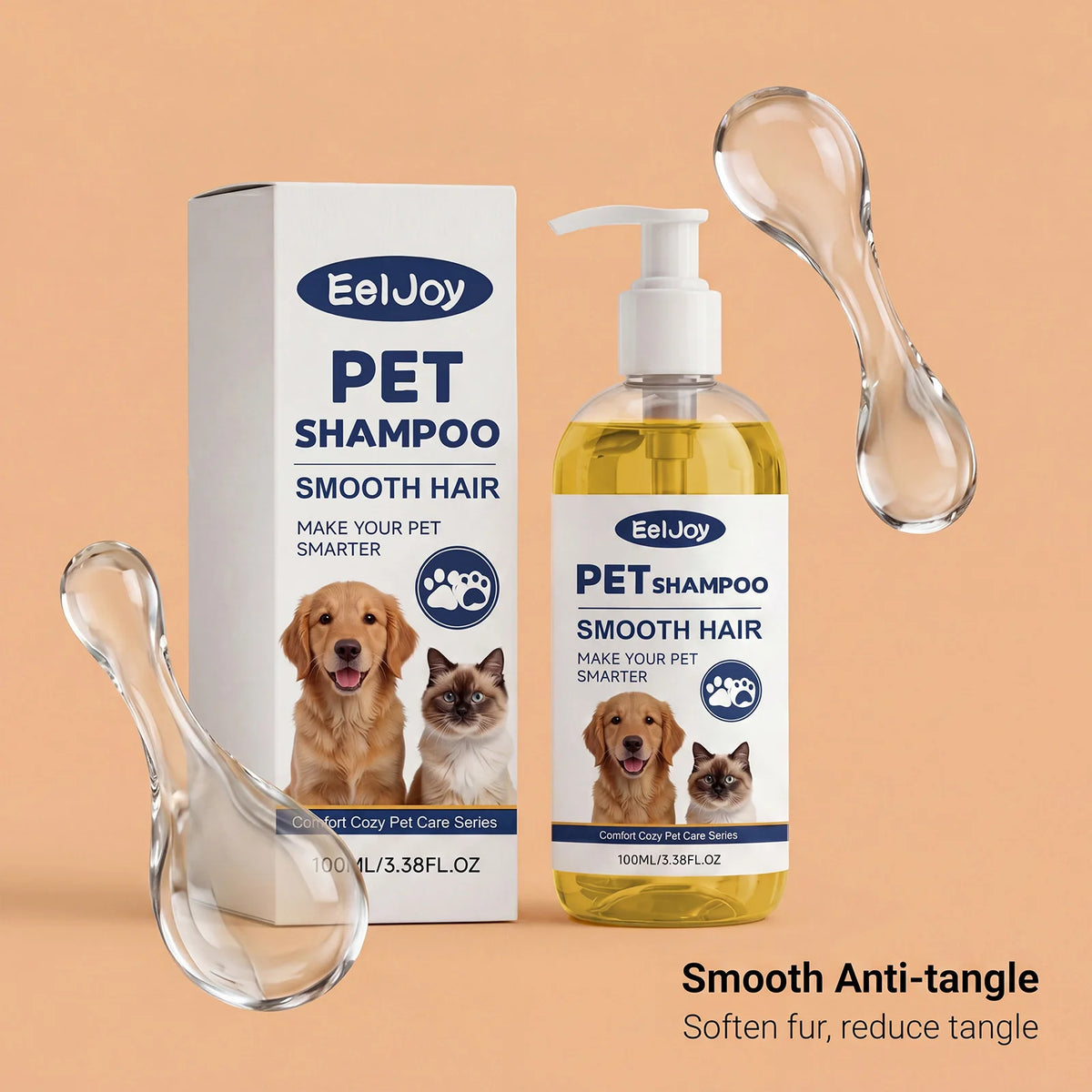 YEGBONG Gentle Pet Grooming Shampoo for Cleaning and Tangle Free Fur