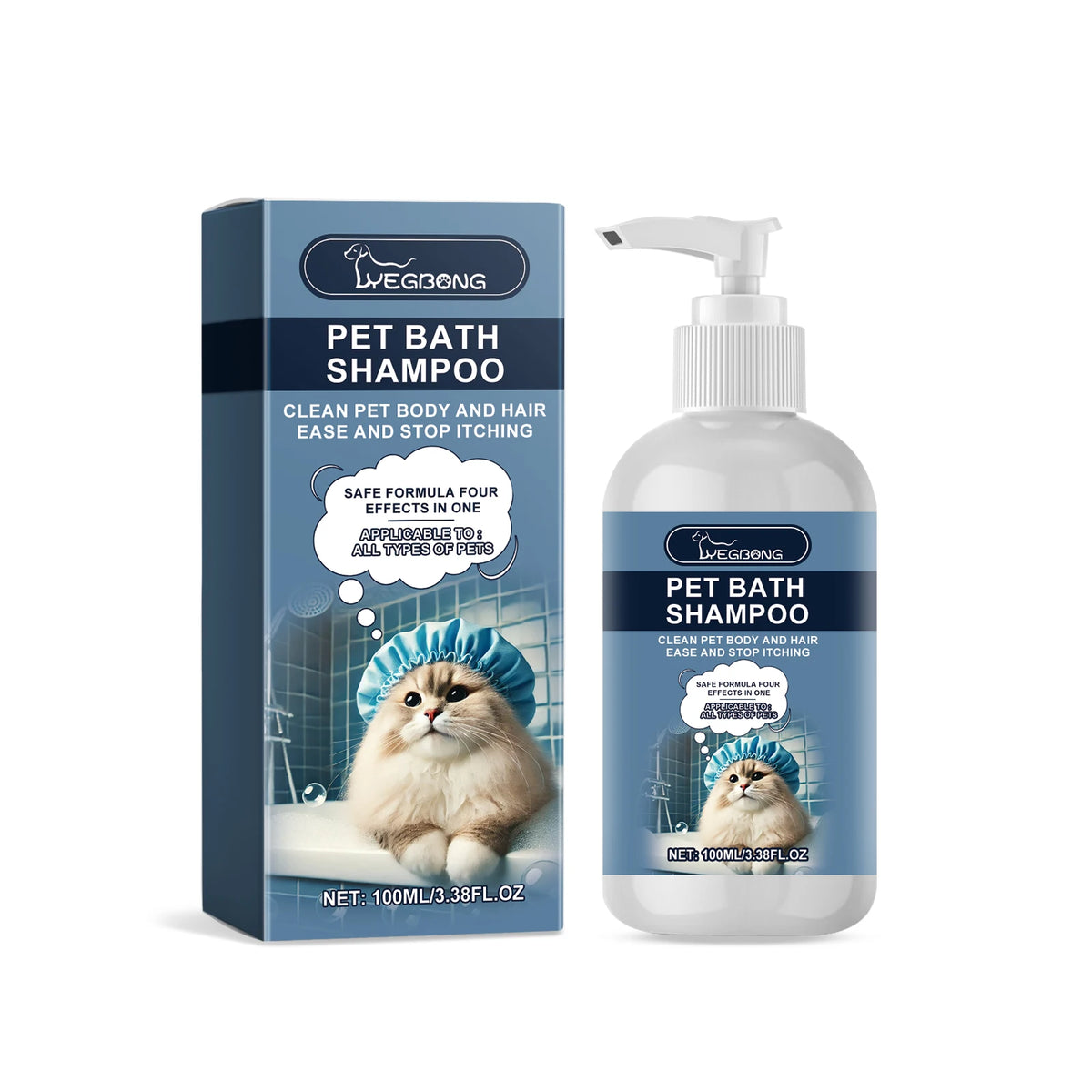 YEGBONG Gentle Pet Shampoo for Dogs and Cats Skin Care