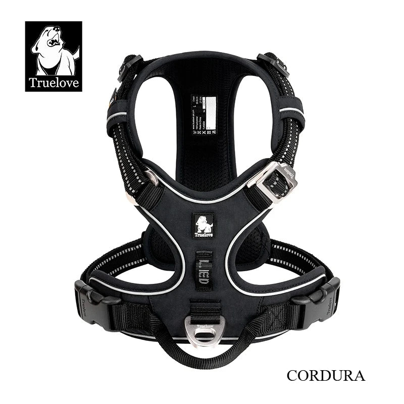 TRUELOVE No Pull Reflective Adjustable Dog Harness for Training