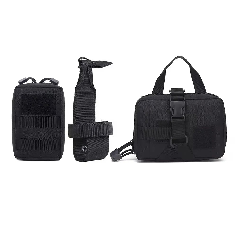 PETRAVEL Tactical Dog Harness Bags With MOLLE Training Pouches