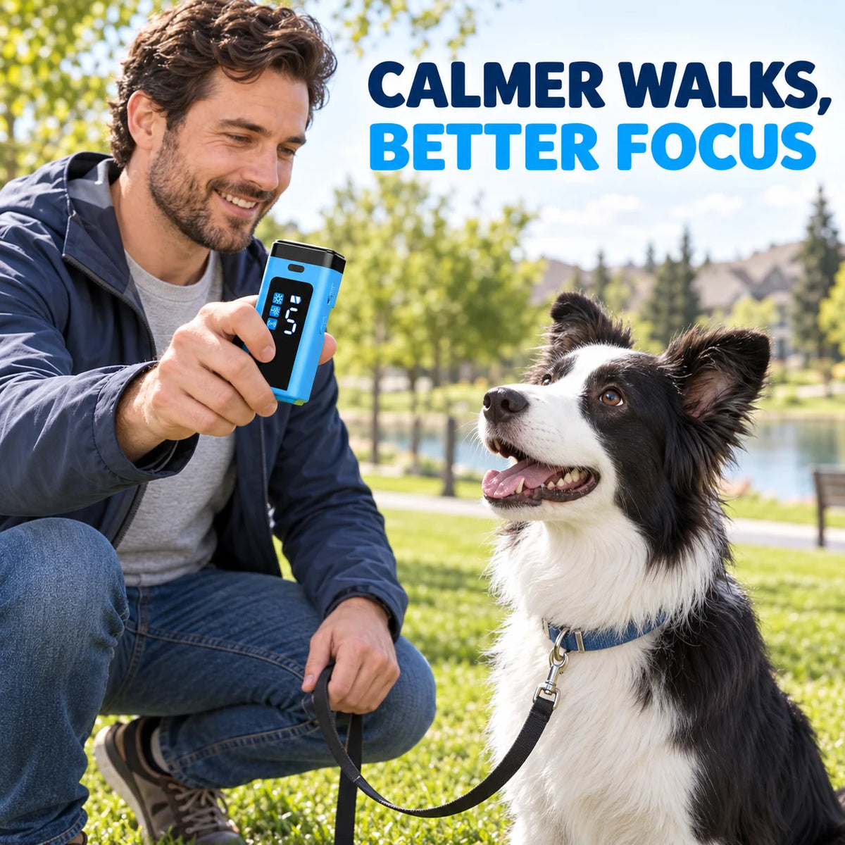 Ultrasonic Dog Bark Control Device With Adjustable Sensitivity for Training