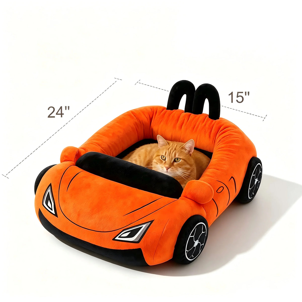 CWV Cozy Supercar Cat Bed With Soft Washable Pillow