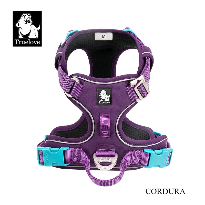 TRUELOVE No Pull Reflective Adjustable Dog Harness for Training