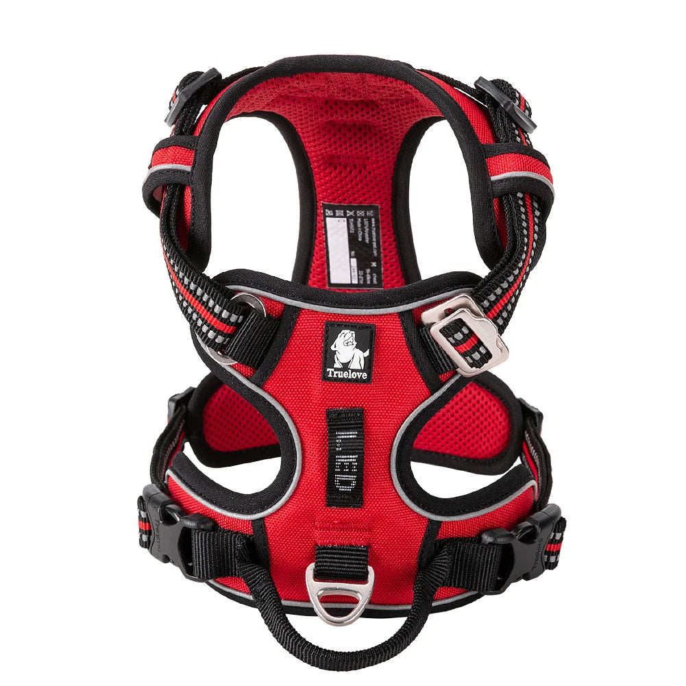 TRUELOVE No Pull Reflective Adjustable Dog Harness for Training