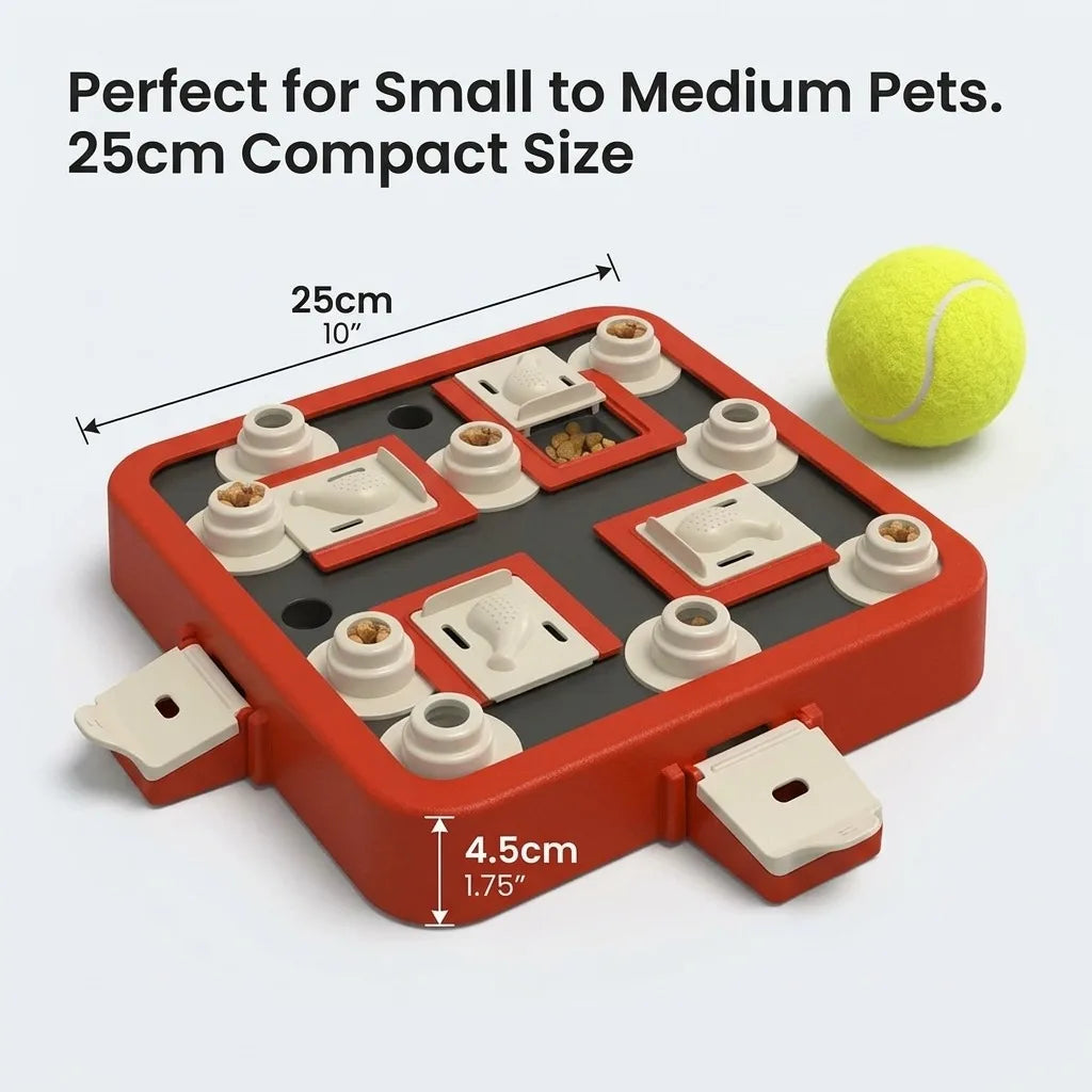 Interactive Dog Puzzle Feeder For Slow Feeding And IQ Training
