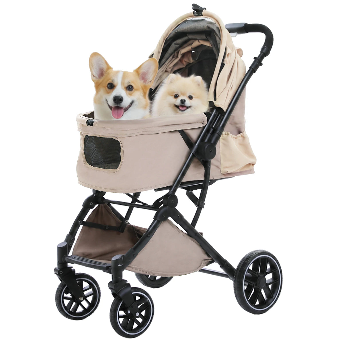 PAWZ Road Foldable Pet Stroller With Reversible Handle