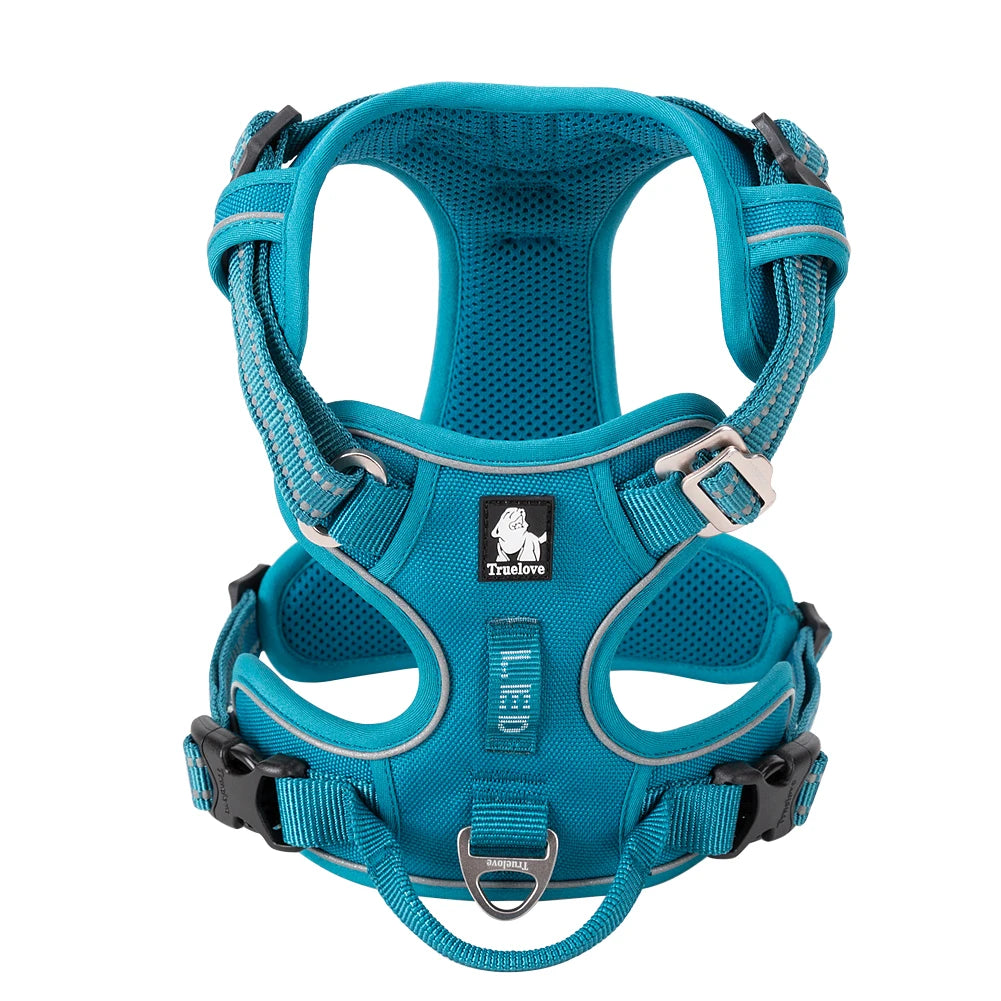 TRUELOVE No Pull Reflective Adjustable Dog Harness for Training