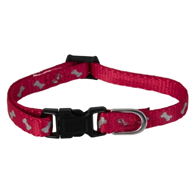 Reflective Polyester Adjustable Dog Collar for Comfortable Everyday Wear