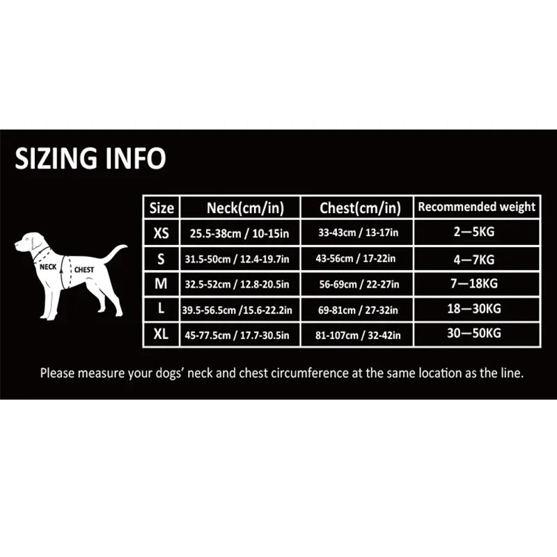 TRUELOVE Reflective Adjustable Padded Dog Harness for All Breeds