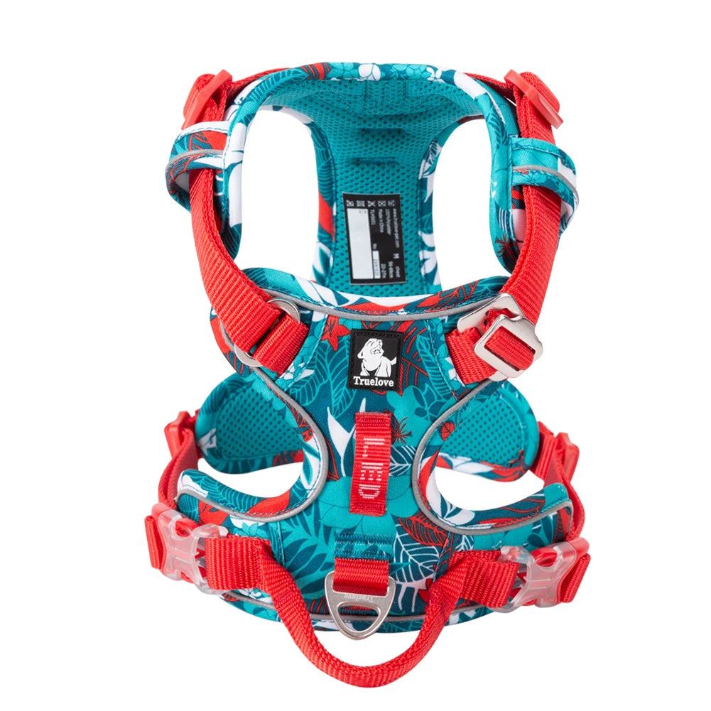TRUELOVE No Pull Reflective Adjustable Dog Harness for Training