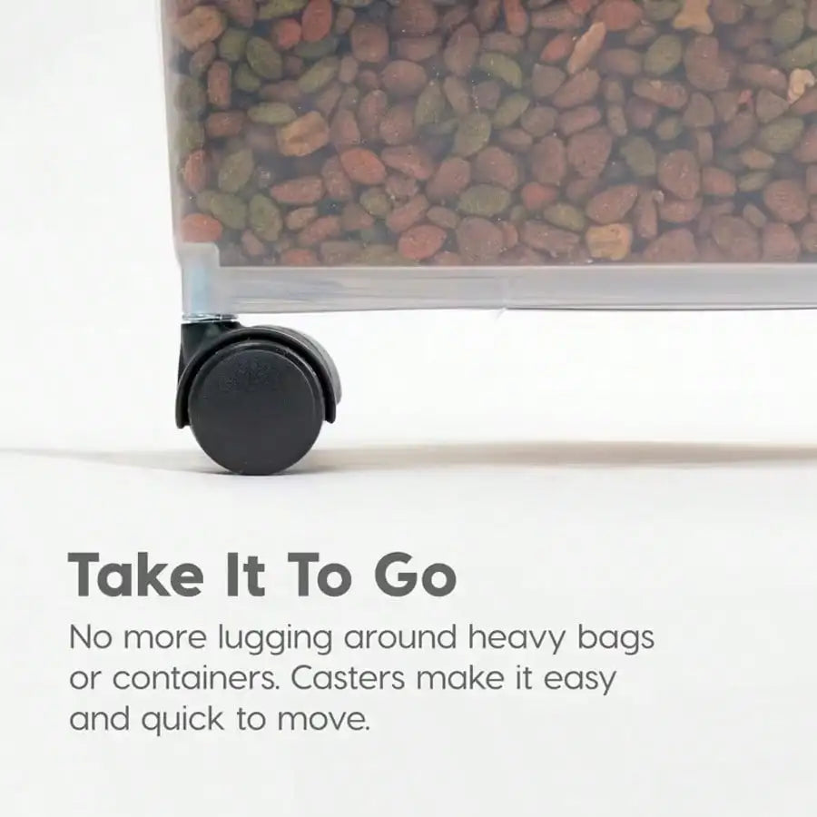 Airtight Stackable Pet Food Storage Container Set With Scoop