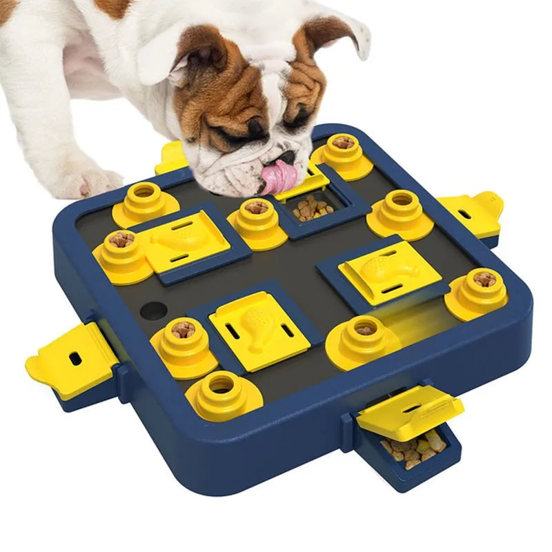 Interactive Dog Puzzle Feeder For Slow Feeding And IQ Training