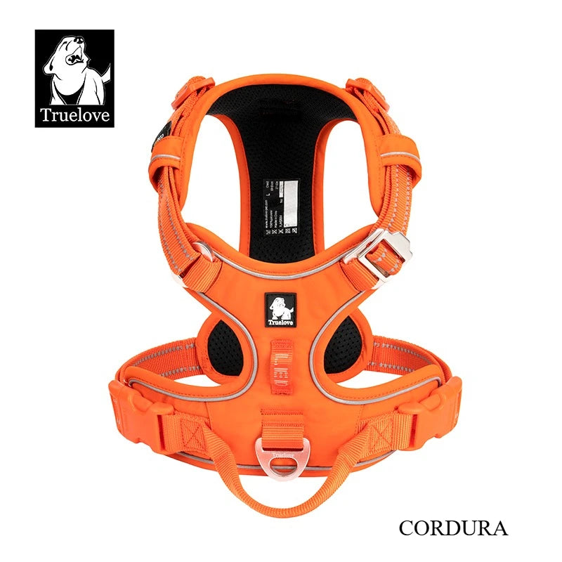 TRUELOVE No Pull Reflective Adjustable Dog Harness for Training