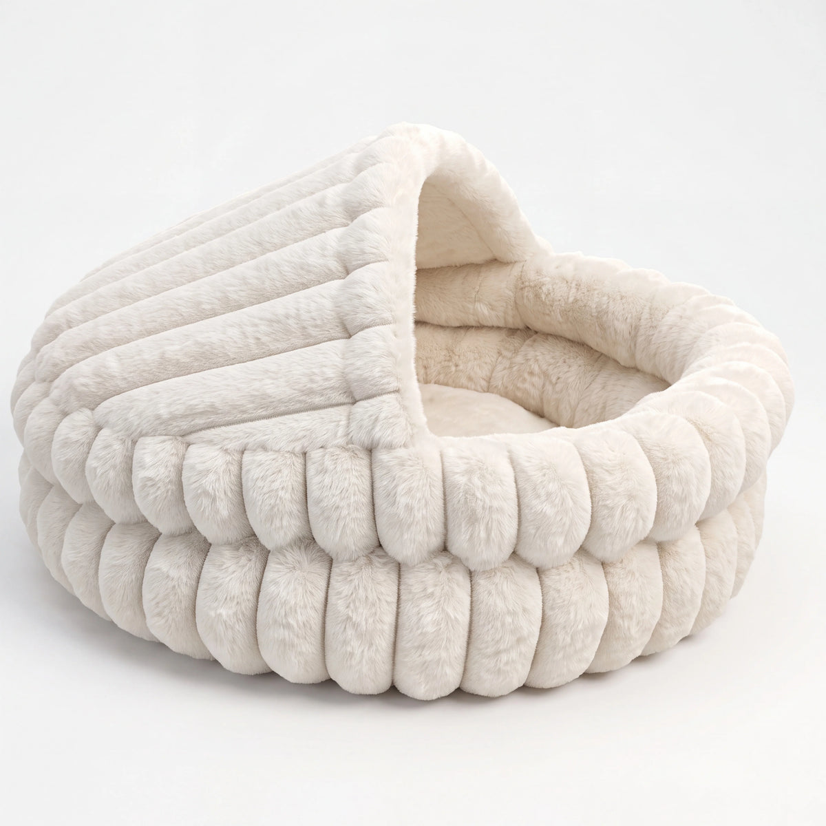 EliteZ Hooded Cat Cave Bed With Cozy Enclosed Hideaway