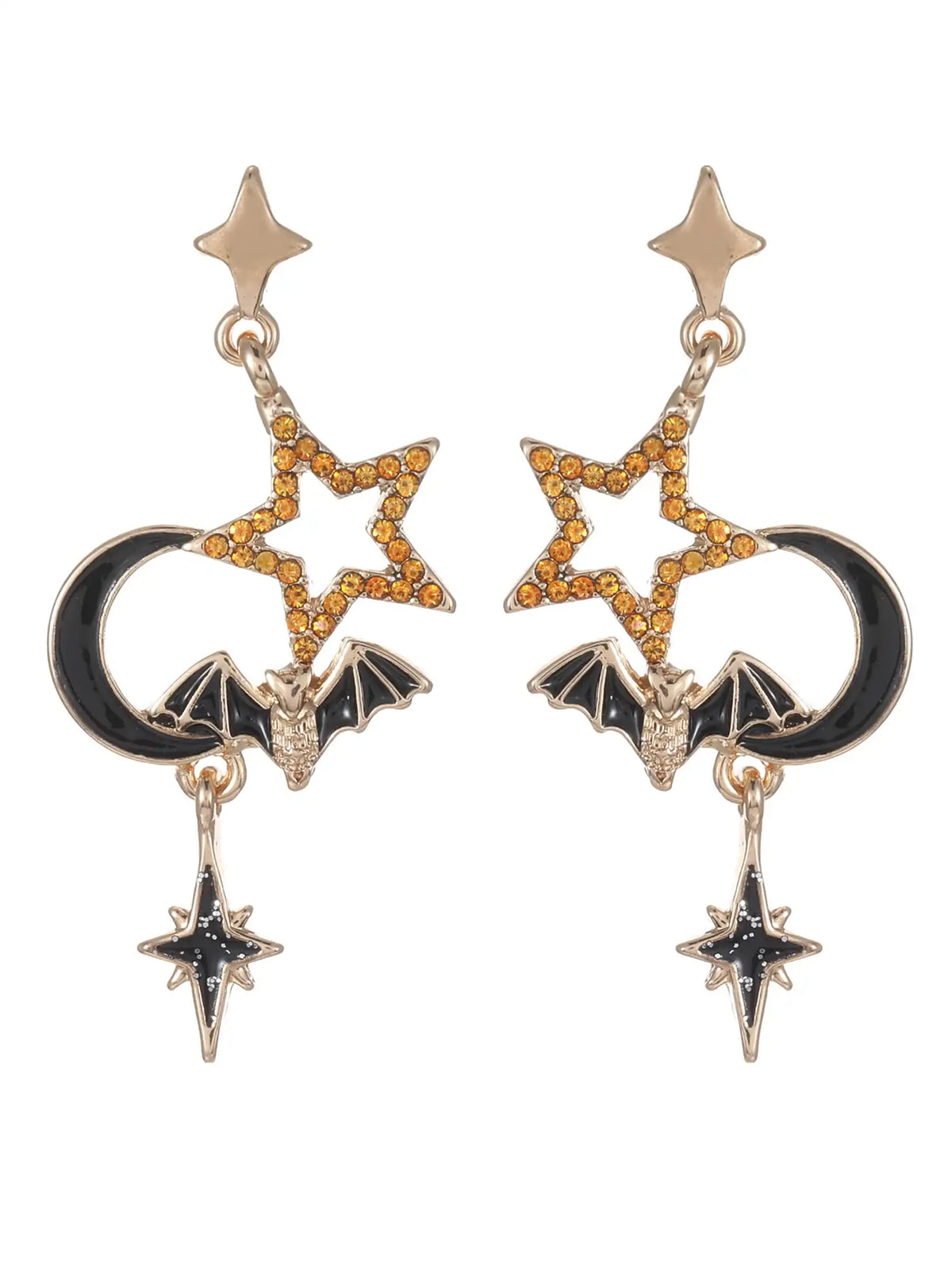 Retro Cat Halloween Dangle Earrings For Women Festive Costume Jewelry