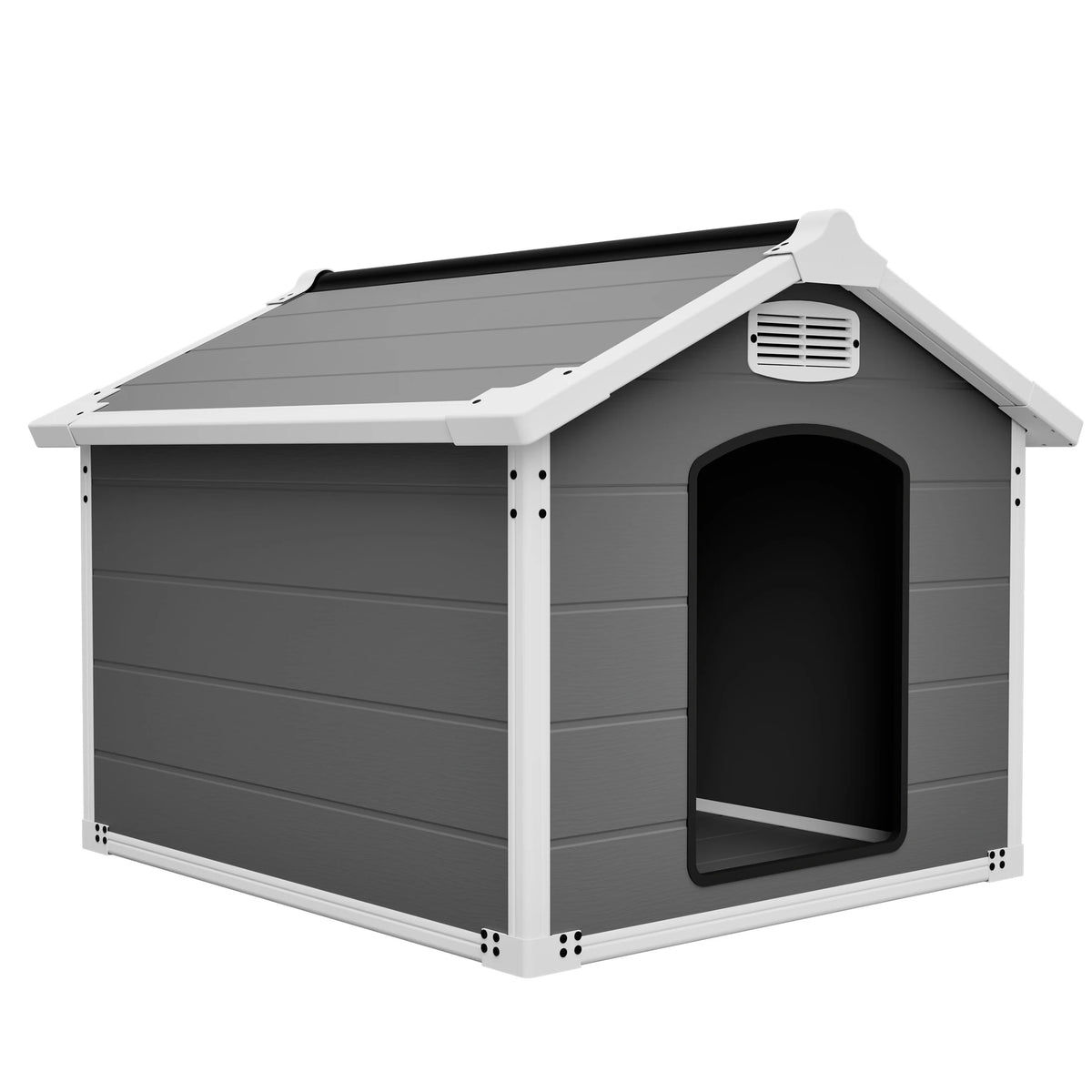 Heavy Duty Waterproof UV Resistant Dog House With Ventilation and Easy Cleaning