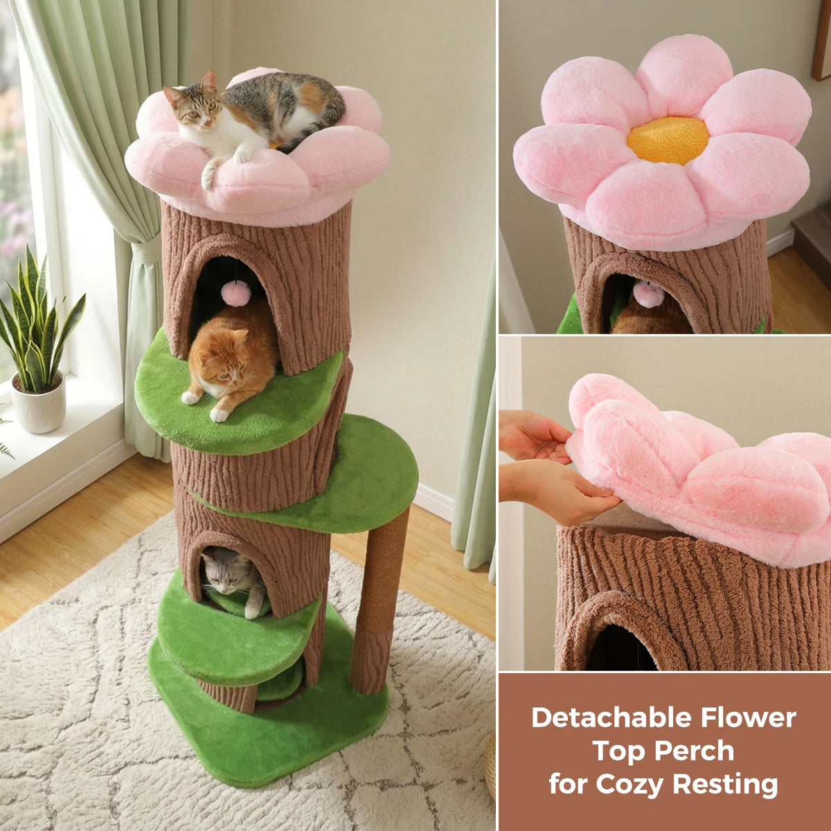 P Luxury Cat Tree With Condos Scratching Posts And Toys