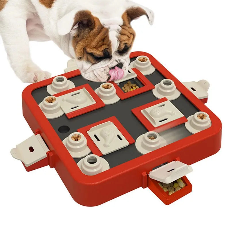 Interactive Dog Puzzle Feeder For Slow Feeding And IQ Training