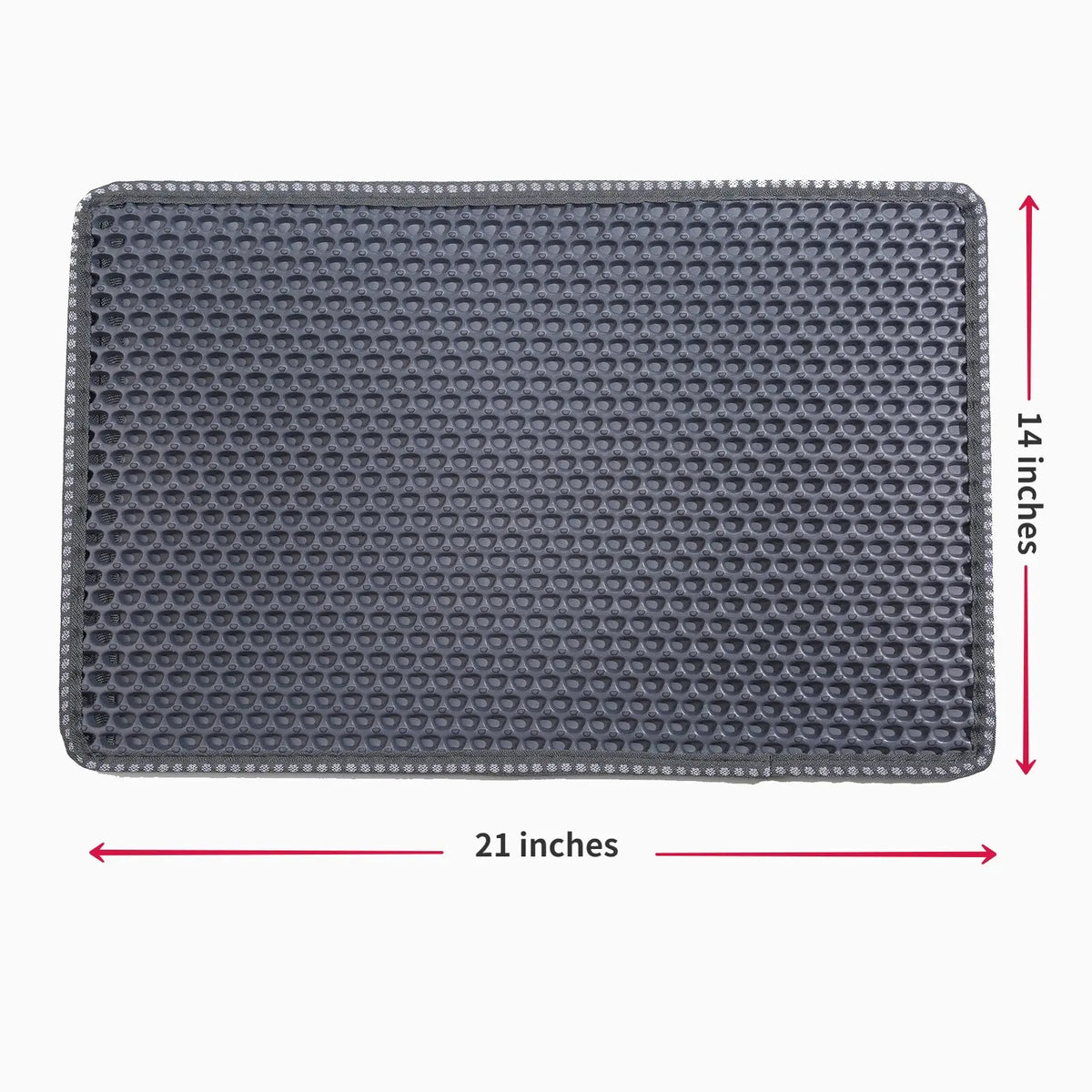 Double Layer Cat Litter Mat With Waterproof Scatter Protection