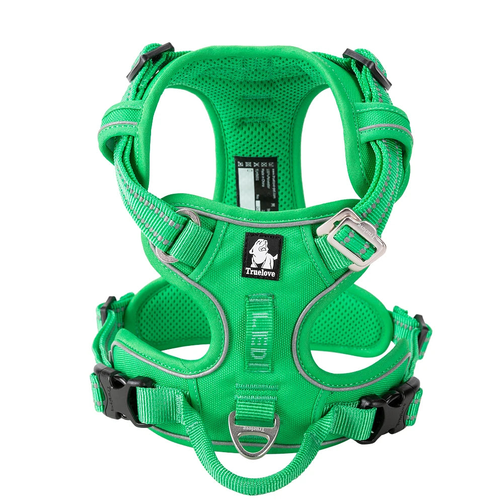 TRUELOVE No Pull Reflective Adjustable Dog Harness for Training