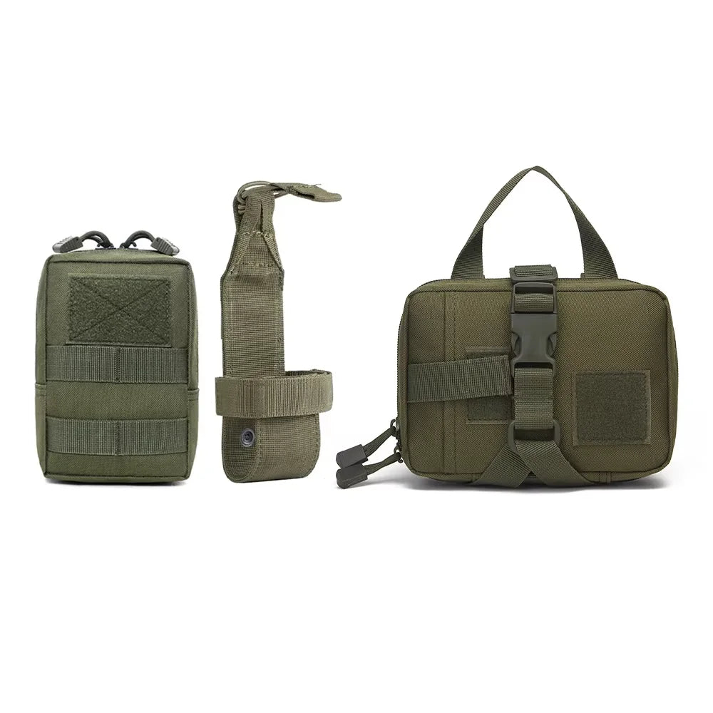 PETRAVEL Tactical Dog Harness Bags With MOLLE Training Pouches