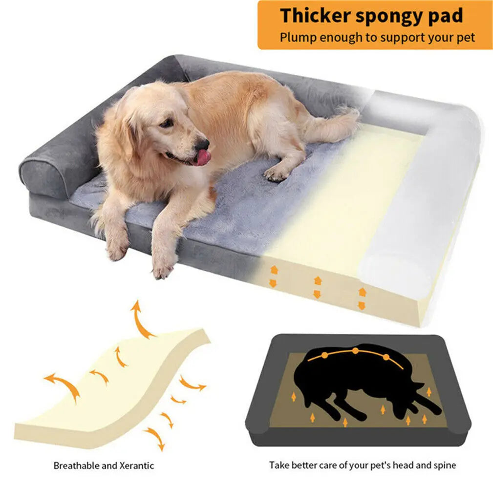 BINGOPAW Orthopedic Dog Bed With Removable Washable Cushion Cover