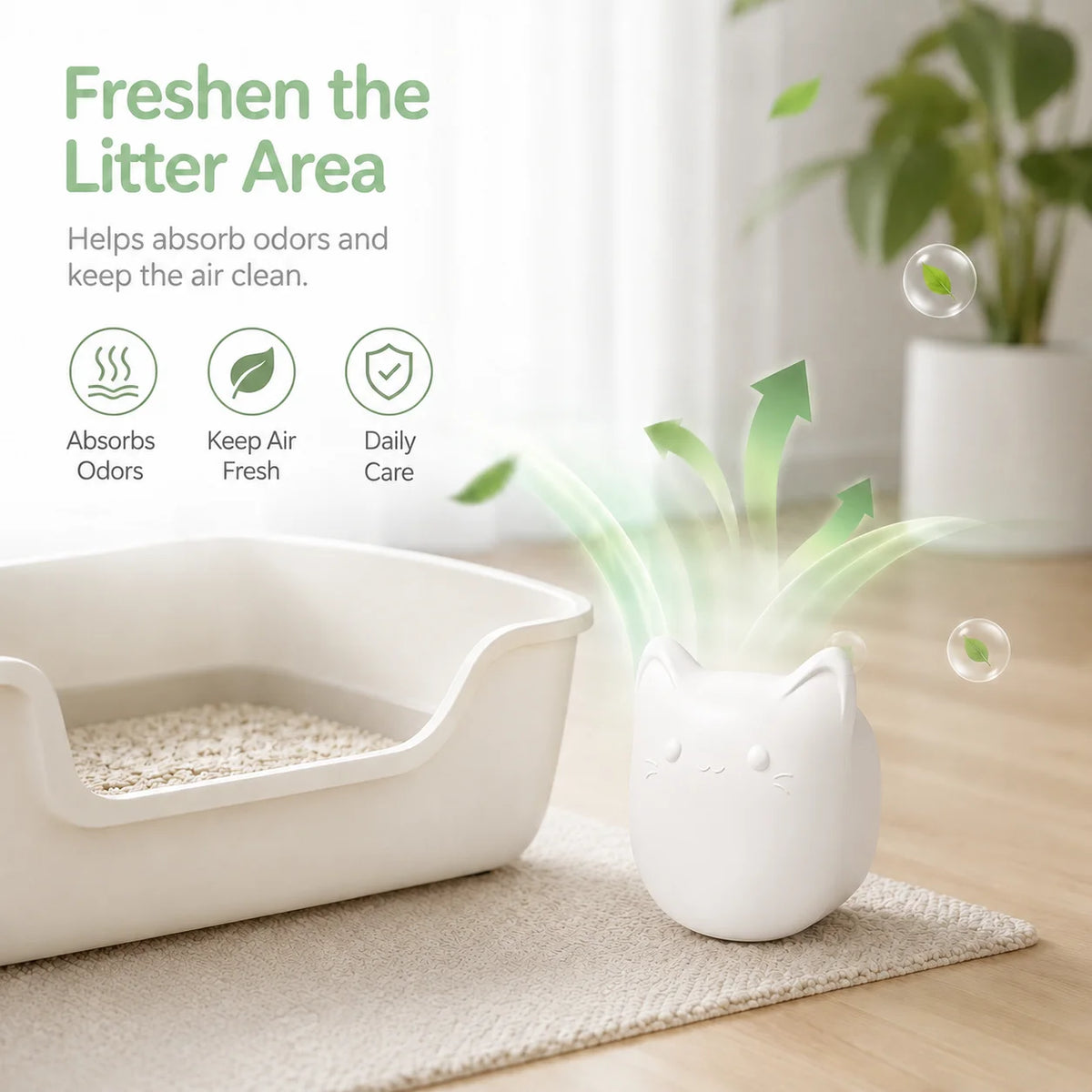 Pet Safe Cat Litter Box Deodorizer Pods for Odor Control