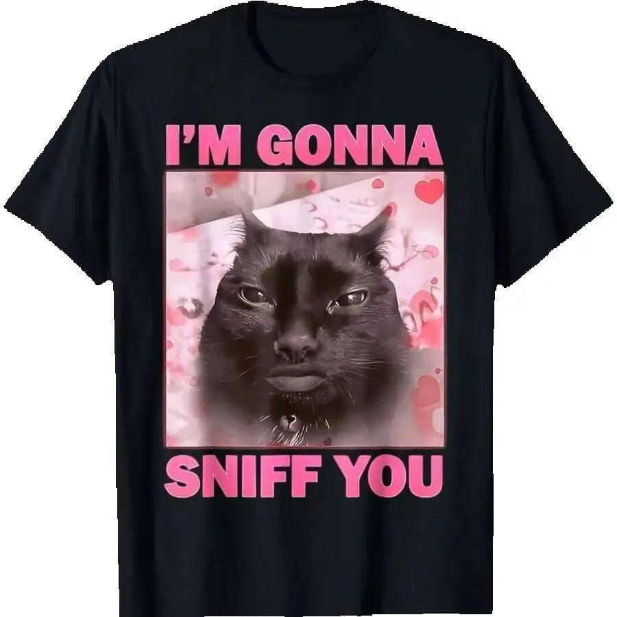 Funny Cat Meme T-Shirt For Cat Lovers And Casual Wear