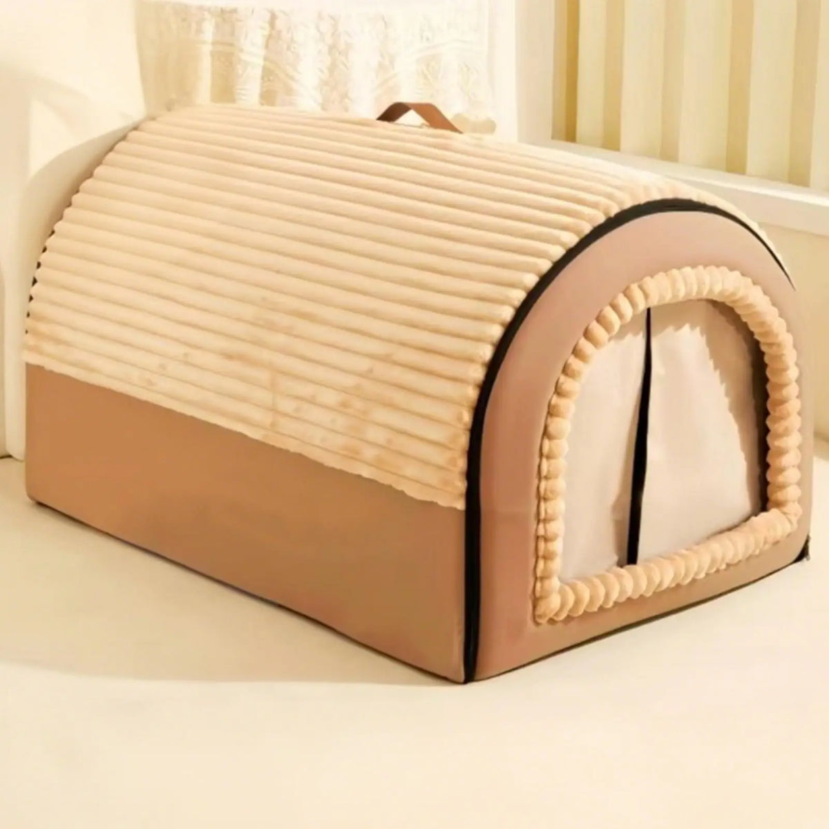 Enclosed Cat Cave Bed With Removable Washable Nest