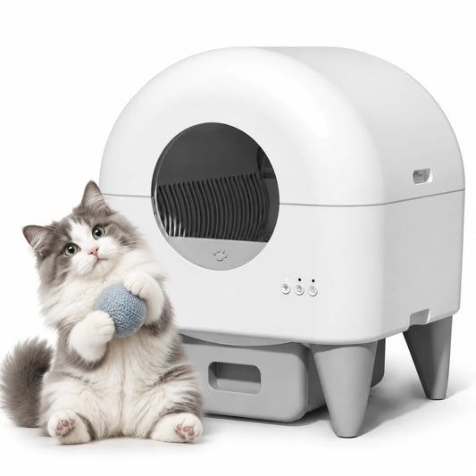 Smart Self Cleaning Automatic Enclosed Cat Litter Box