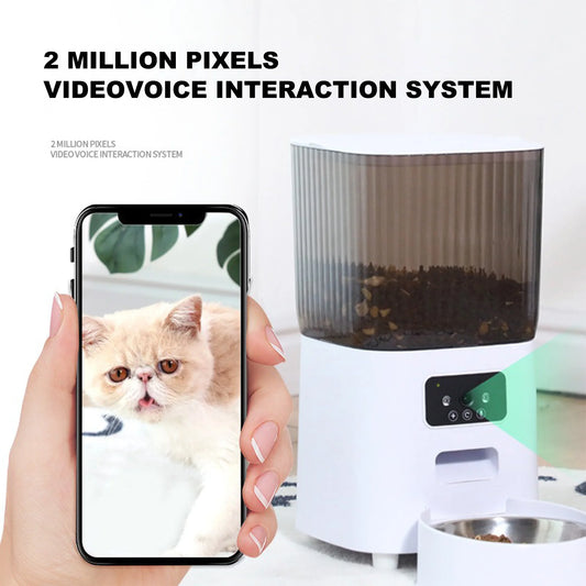 Smart App Controlled Pet Feeder Timer For Dogs And Cats