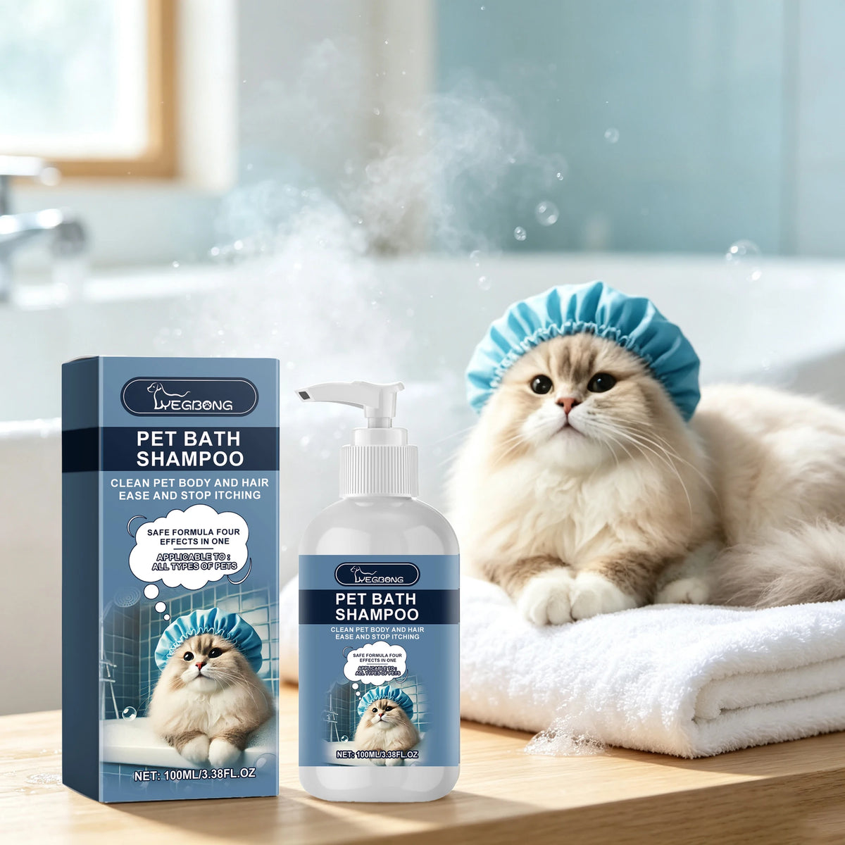 YEGBONG Gentle Pet Shampoo for Dogs and Cats Skin Care