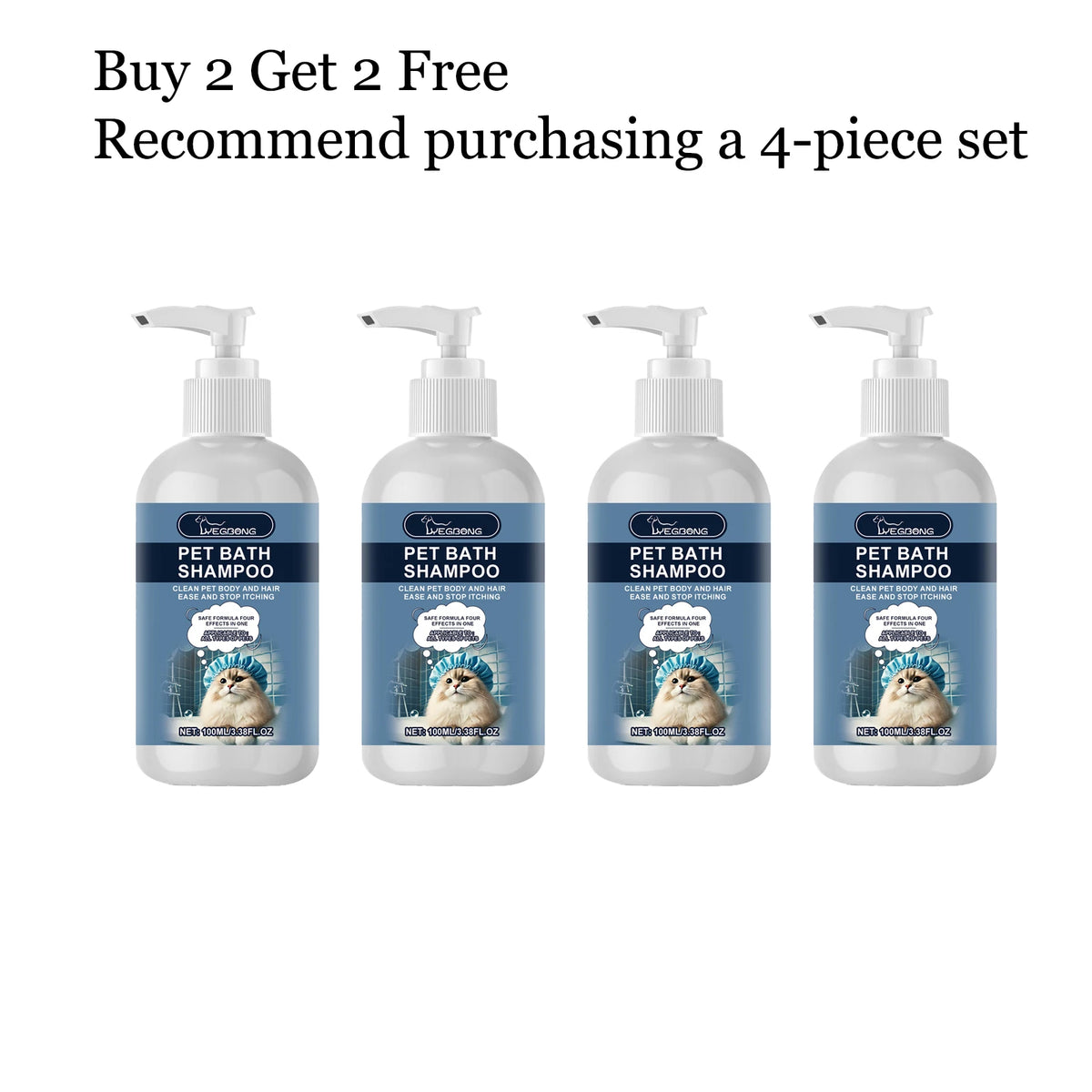 YEGBONG Gentle Pet Shampoo for Dogs and Cats Skin Care