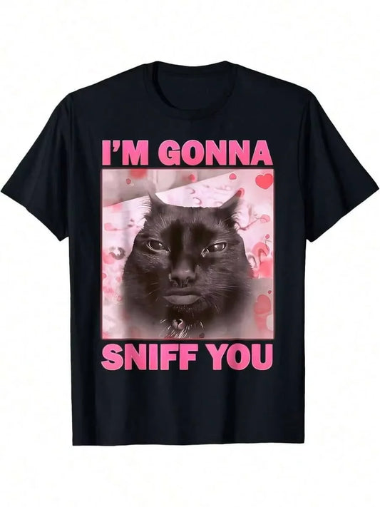 Funny Cat Meme T-Shirt For Cat Lovers And Casual Wear