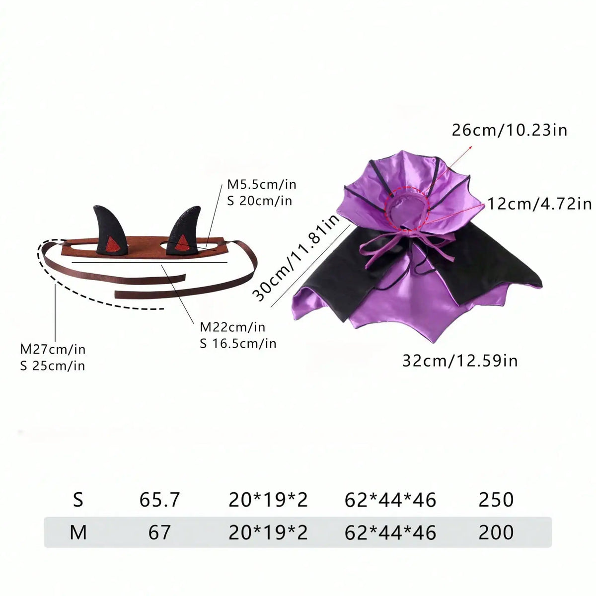 Funny Halloween Bat Pet Costume Cape for Cats and Dogs