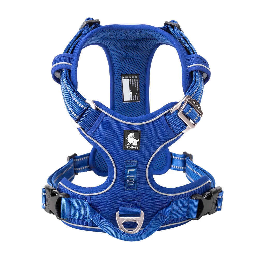 TRUELOVE No Pull Reflective Adjustable Dog Harness for Training