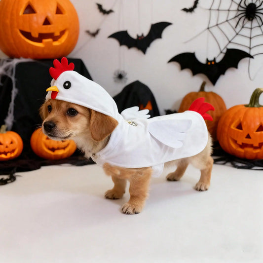 Dog Chicken Halloween Costume For Pet Party Cosplay