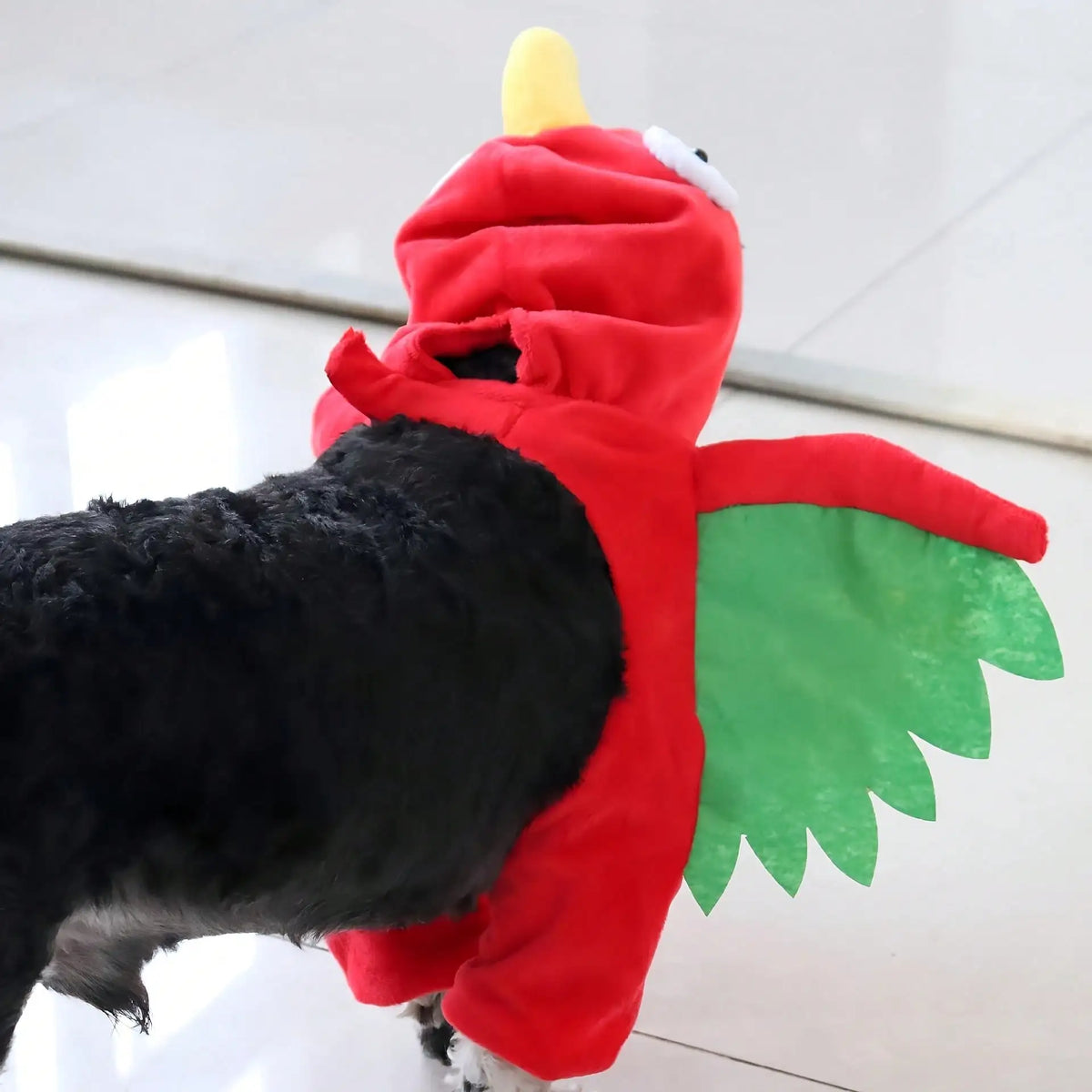 Halloween Pet Turkey Standing Costume With Colorful 3D Wings