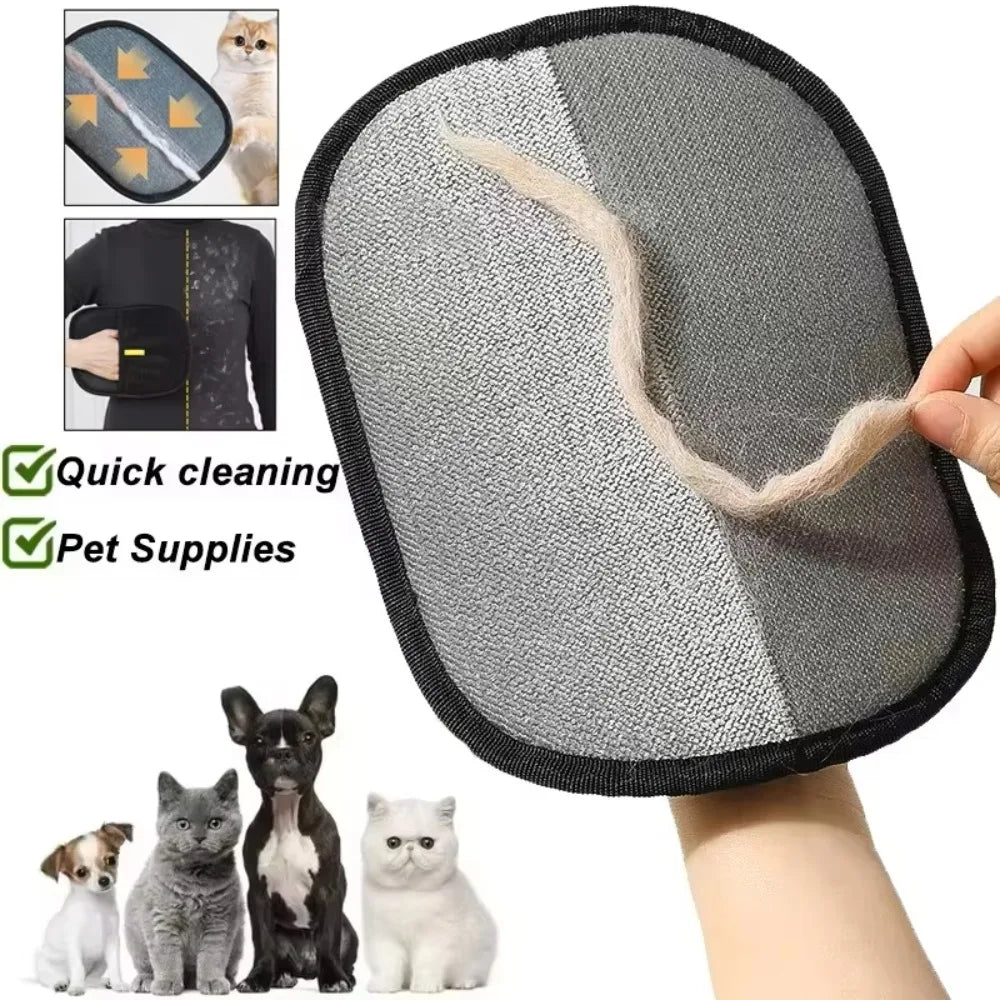 Pet Grooming Deshedding Gloves and Hair Remover for Pets