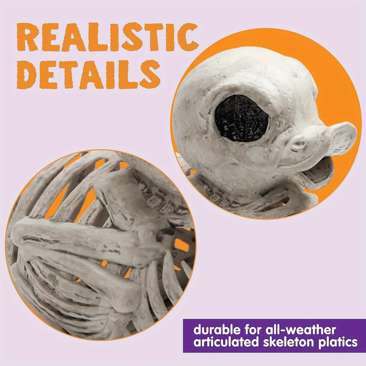 Halloween Duck Skeleton Decoration For Spooky Indoor And Outdoor Displays
