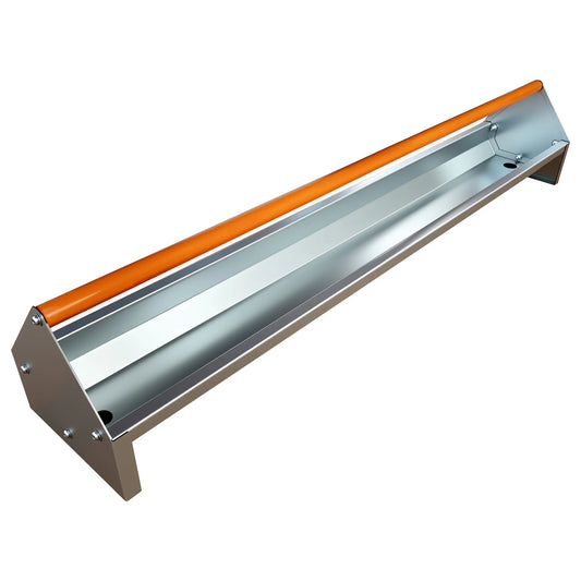 Galvanized Steel Poultry Feeding Trough With Crossbar And Drainage Holes
