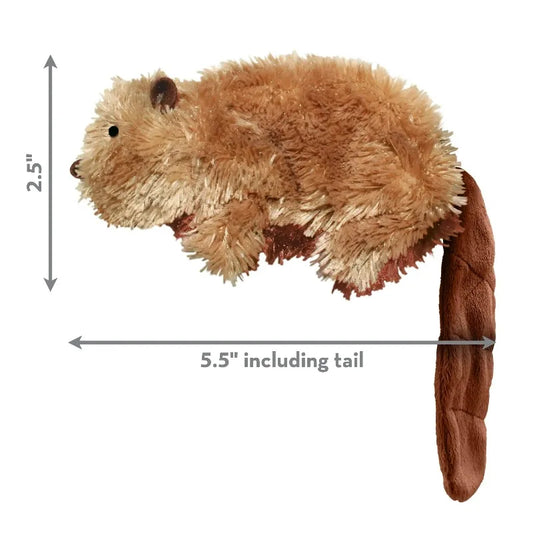 Beaver Plush Dog Toy With Squeaker For Engaging Playtime