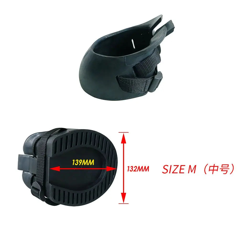 Durable Rubber Horse Hoof Boots for Training and Outdoor Riding