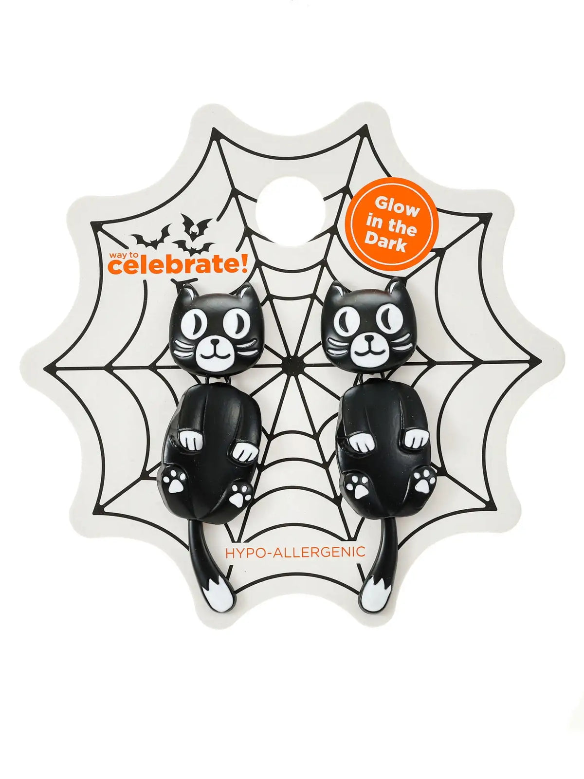 Retro Cat Halloween Dangle Earrings For Women Festive Costume Jewelry