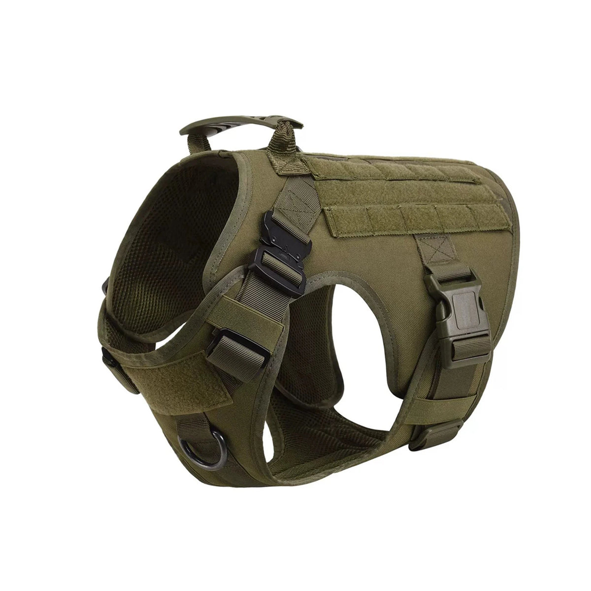 PETRAVEL Tactical Dog Harness With MOLLE Pouches For Training