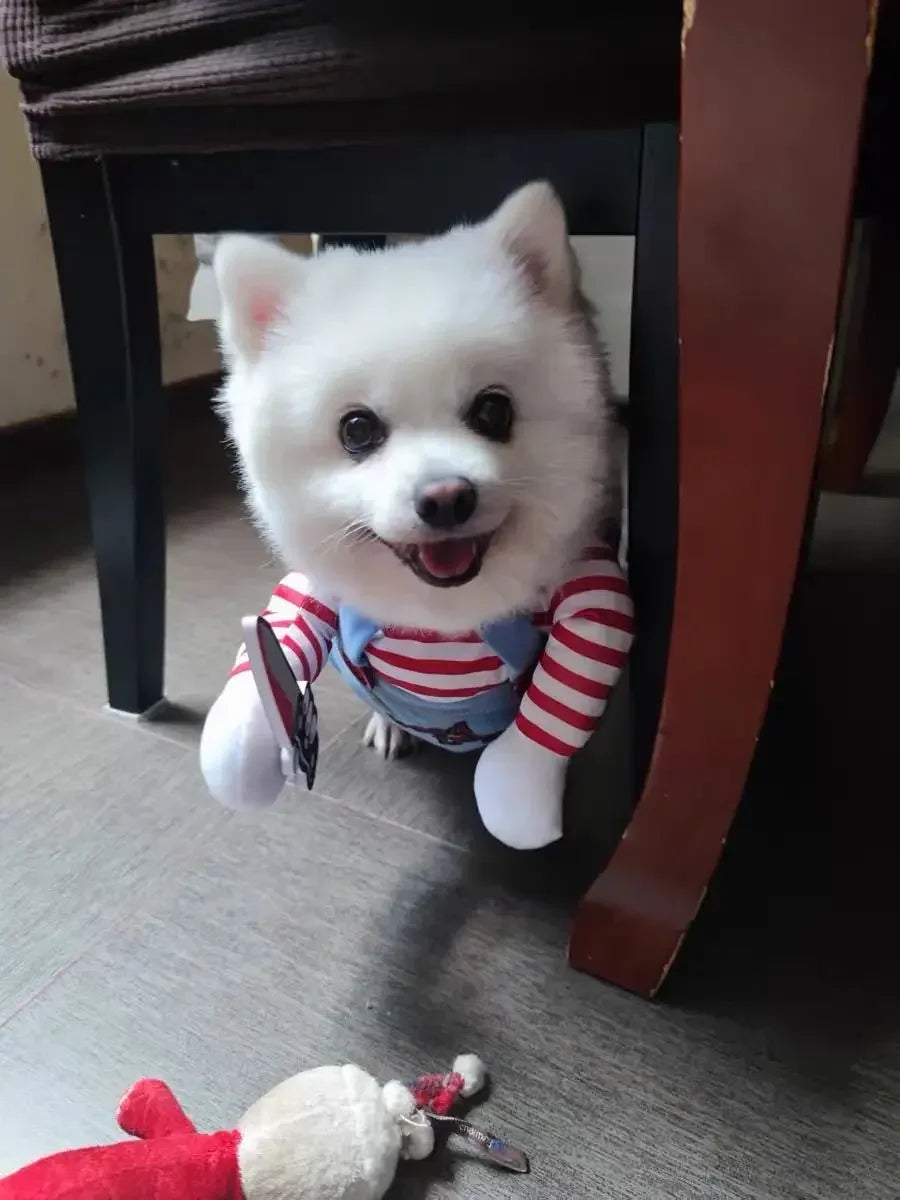 Holapet Chucky Doll Halloween Costume For Dogs And Cats